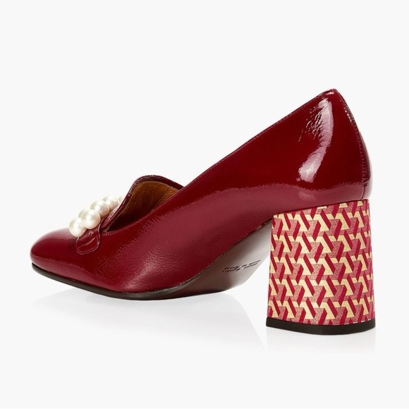 Chie Mihara Red Patent Leather Petard Pumps Size 39 1/2 - Picture 2 of 13